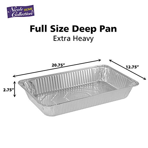 Aluminum Pans Full Size (10 Count)