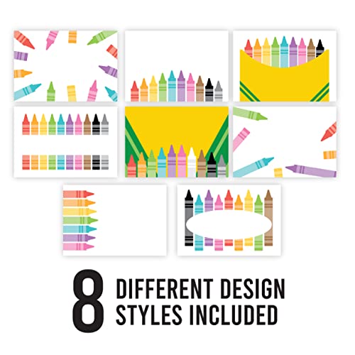 Self Adhesive Name Tags Sticker (Colorful Classic)