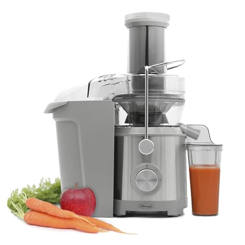 Centrifugal Juicer with Extra Large Chute High Speed Extractor For Fruits and Vegetables (Silver)
