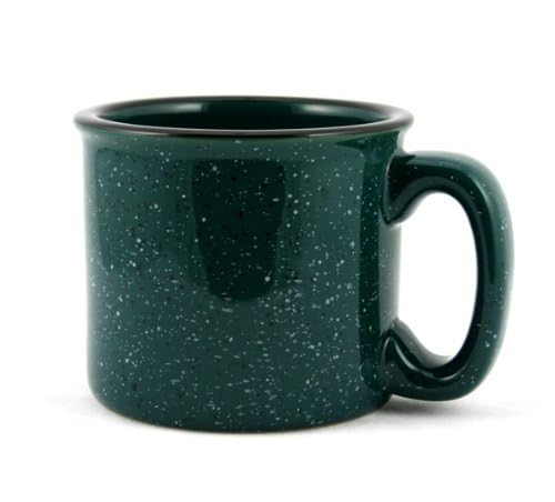 Ceramic Campfire Mug (Forest Green)