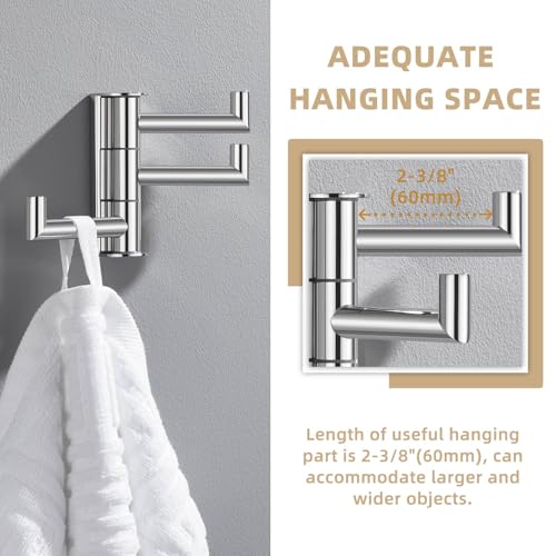Bathroom Towel Hook Polished Chrome (1 Pack / Polished Chrome)