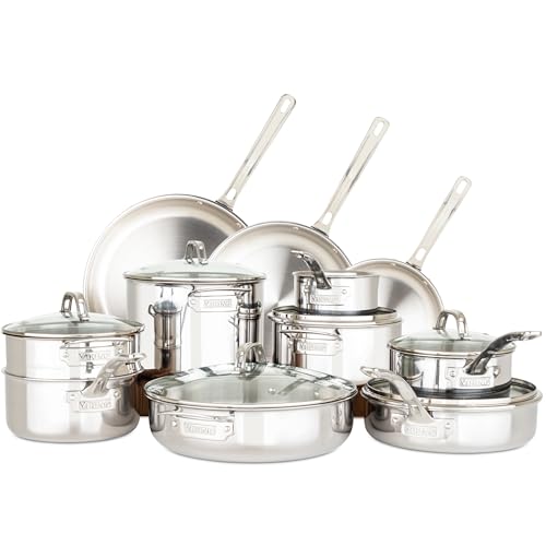 3 Ply Pots and Pans Set (17-Piece Set)