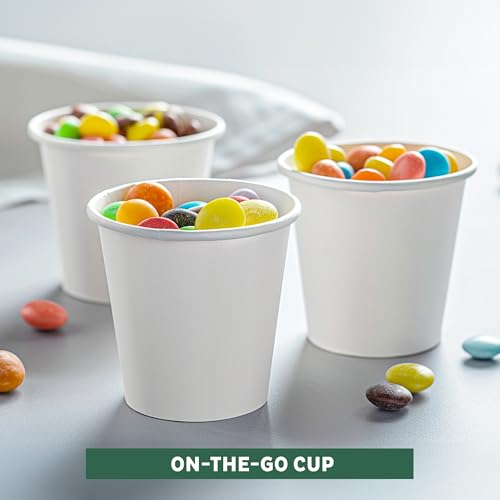 Coffee Cups 4 oz [1000 Pack] Disposable Paper Cups for Mouthwash Cups (4 oz)