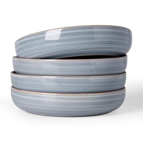 Meteor 33 oz Pasta Bowls Set of 4 (Blue Gray / Set of 4)
