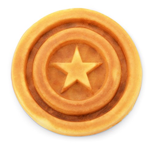MVA 278 Captain America Waffle Maker (13" x 9.7" x 4")