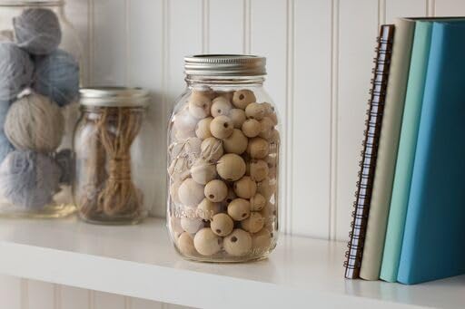 Regular Mouth Glass Mason Jars with Lids and Bands (Quart / 32 Ounce (Pack of 3))