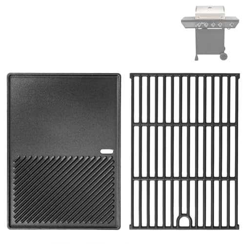 17" Griddle and Cooking Grate Kits for Nexgrill 4 Burner 720 (17" X 12 1/4")