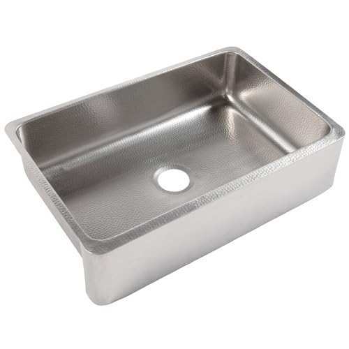 Lange Crafted Stainless Steel 32" Single Bowl Apron