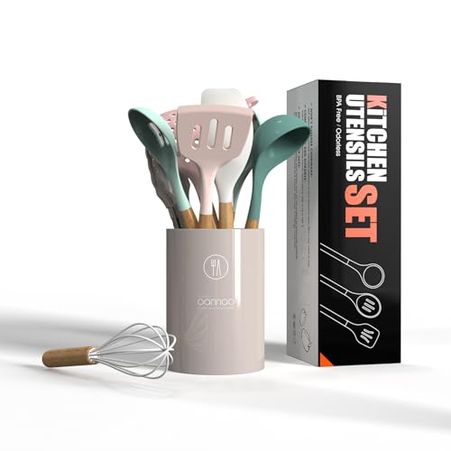 Silicone Cooking Utensils Set (Colorful)