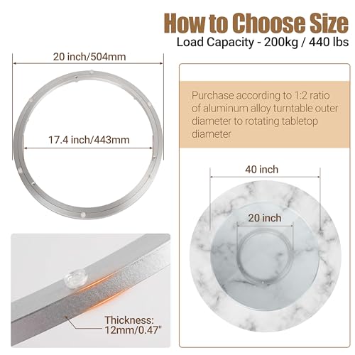 20 Inch Lazy Susan Bearing Heavy (20 inch Heavy Duty)