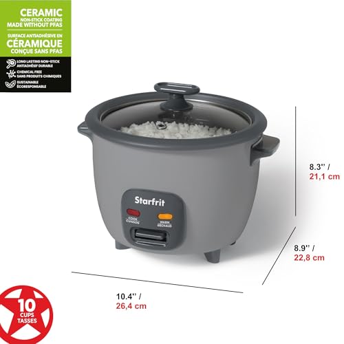 10 Cup Ceramic Rice Cooker (10-Cup Ceramic non-stick)