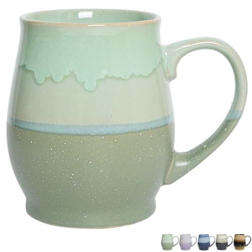 Extra Large Ceramic Coffee Mug (Green)