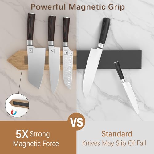 Magnetic Knife Strip 16 Inch (Magnetic / 15.94*2.60*0.91 inches)