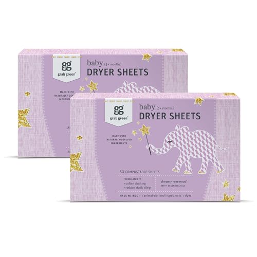 Baby Laundry Dryer Sheets (160 Count)