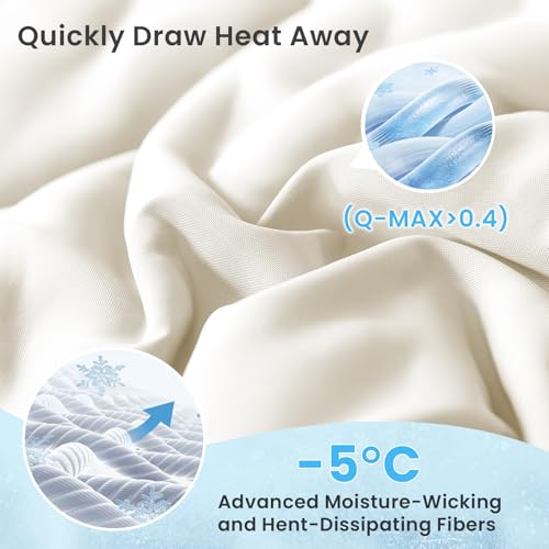 Cooling Comforter Queen Size (Cool Cream / Cooling Queen（90*90）)