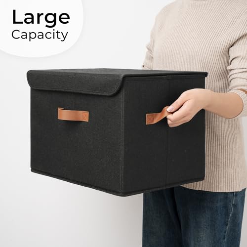 Memory Keepsake Storage Box (Black / Extra Large-2 Pack)