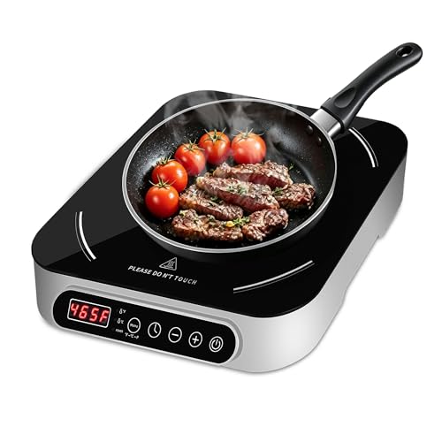 Portable Induction Cooktop 1800W 10 Power Levels&Probe
