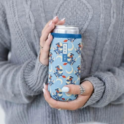 CanSok Sleeve for Beer & Soda Insulated Neoprene Cover (Witching Hour / 12oz Can Sleeve)