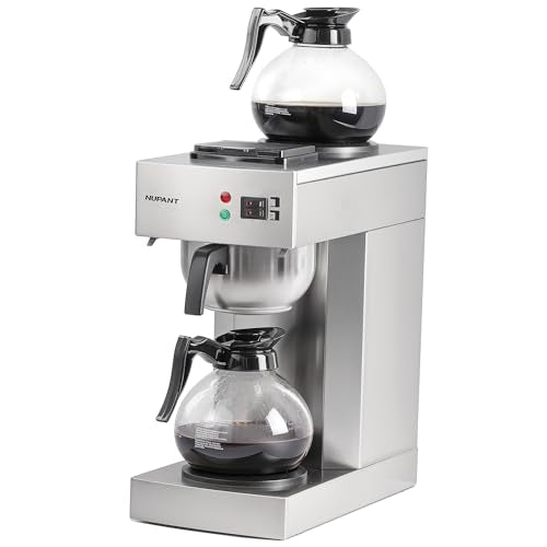 12 Cup Commercial Drip Coffee Maker 1.8L Pour Over Coffee Machines (1.8L)