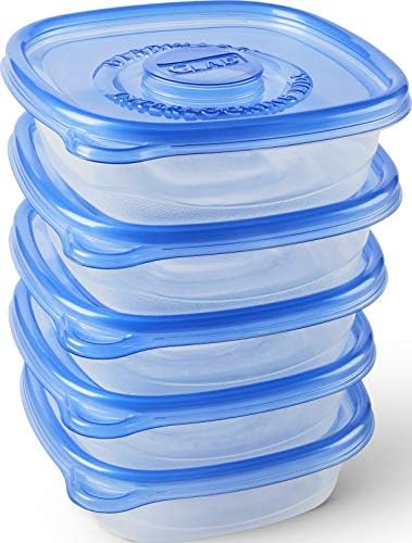 GladWare Entree Food Storage Containers with Lids (Square / 5 Count (Pack of 6))