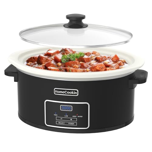 8 Quart Programmable Slow Cooker with Timer Keep Warm