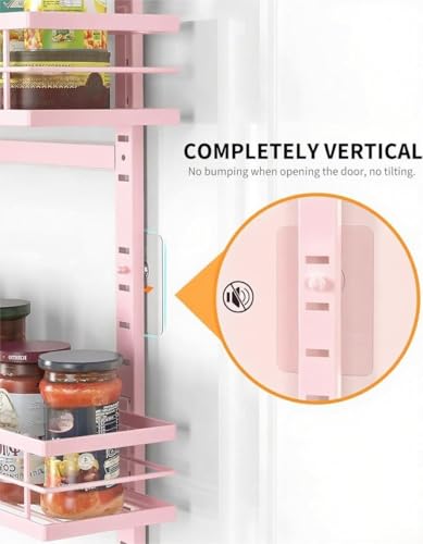 Pink 9 Tier Over The Door Pantry Organizer (9-Tier Standard / Pink)