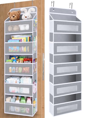 Over The Door Organizer Storage (Grey / 1 Pack)