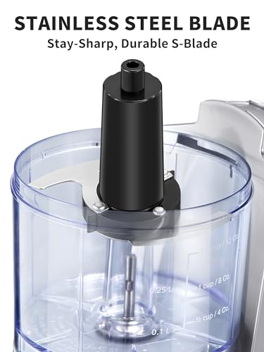 1.5 Cup Electric Food Chopper (Silver)
