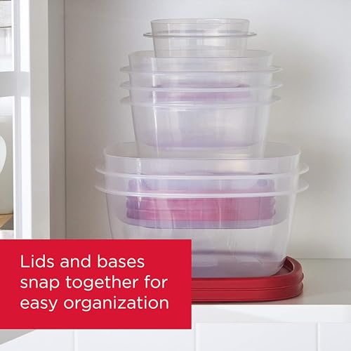 42 Piece Food Storage Containers with Lids (42-Piece)