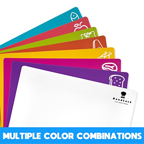 10 Pieces Flexible Cutting Boards (Multicolor Regular / 10PC)