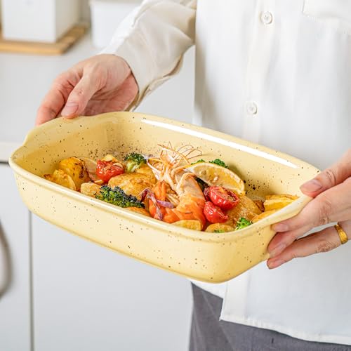 Casserole Dish Set of 3 (Yellow)