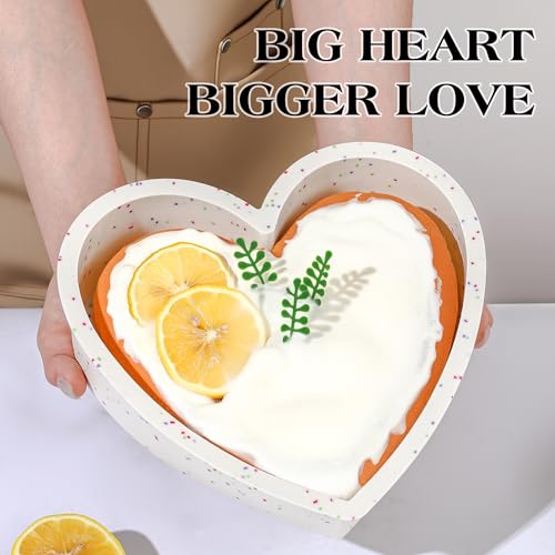8 Inch Silicone Heart Shaped Cake Pans (Heart / 8 inch)