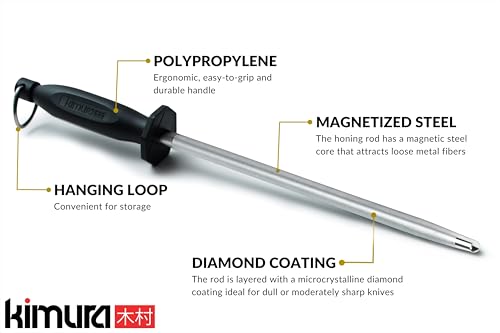 Professional Diamond Honing Steel