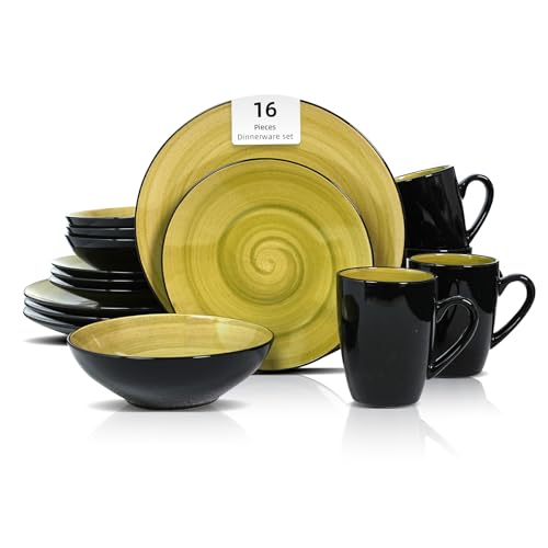 Stoneware Sonoma 16pc Dinnerware Set (16pc Set / Green)