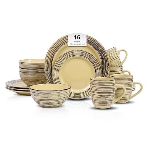 HomeVss 16 Piece Dinnerware Set