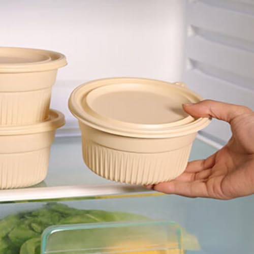 30 Pack 16 ounce Round Disposable Biodegradable containers (30 Pack 16 oz Round Containers)