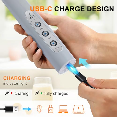 Rechargeable Milk Frother for Coffee