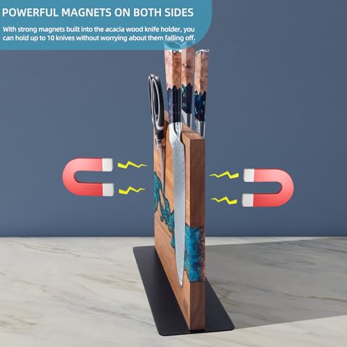 Magnetic Knife Block (Blue)