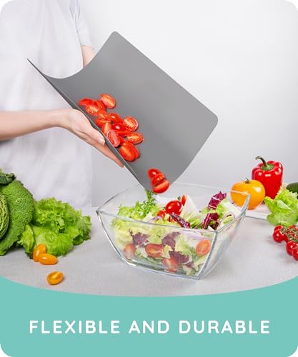 Cutting Board Alternative for Kitchen (Graphite / Charcoal / Gray / 15"L x 12"W)