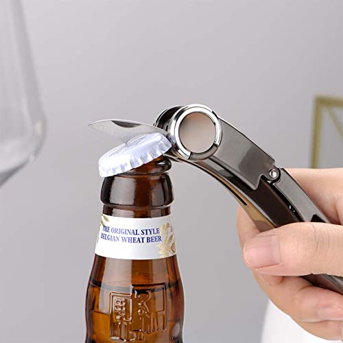 MODA Professional Corkscrew Wine Bottle Opener with Beer Opener
