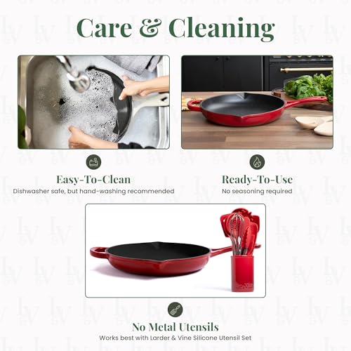 Enameled Cast Iron Skillet