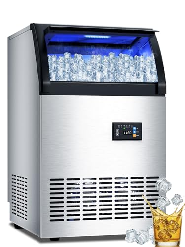 Commercial Gourmet Ice Maker Machine (115Lbs/24H-Gourmet Ice)