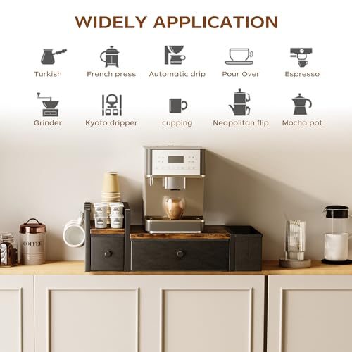 Coffee Pod Drawers (Rustic Brown)