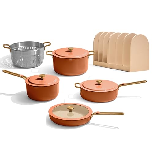 Essentials Cookware Set (Terracotta / 11 piece)