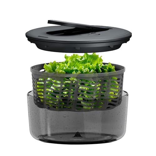 Swift Dry Salad Spinner (New Black / Large)