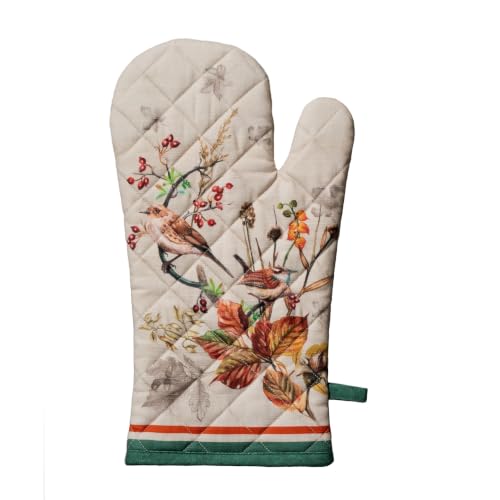 Maison d'Hermine Oven Gloves 100% Cotton Oven Mitt (053 - Recolte / 7.5" x 13" (Oven Mitt))