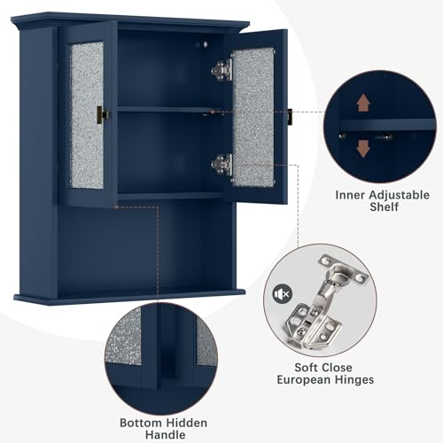 Bathroom Cabinet Wall Mount (Ultramarine)