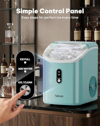 Nugget Ice Maker Countertop (Mint / 36lbs)