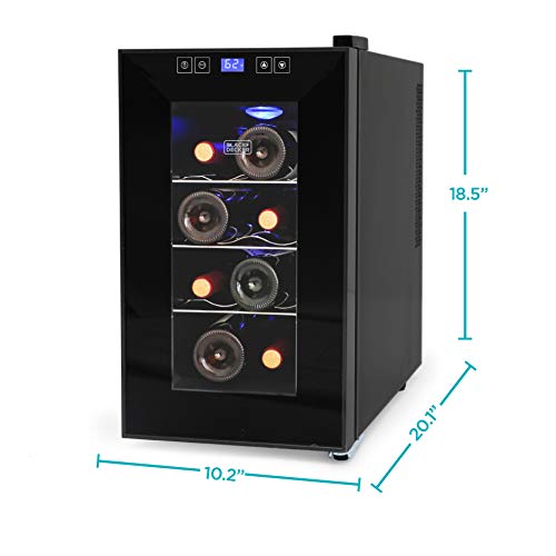 8 Bottle Thermoelectric Wine Cellar (8 Bottles / Clear Glass Door)
