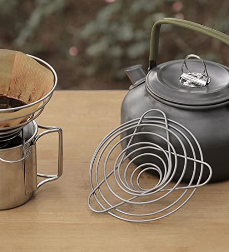 Collapsible Pour Over Coffee Dripper Stainless Steel